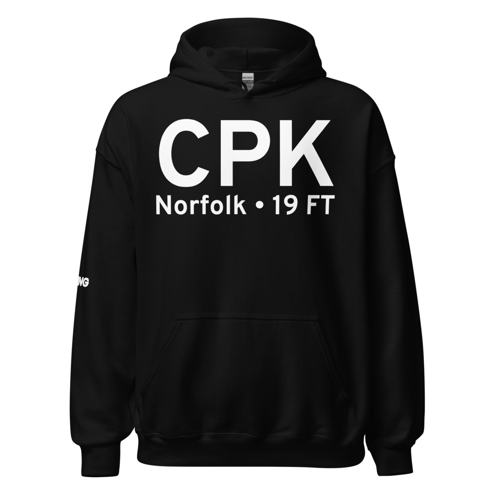 Norfolk (KCPK) Airport Hoodie Sweatshirt 