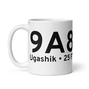 Ugashik (9A8) Airport Mug
