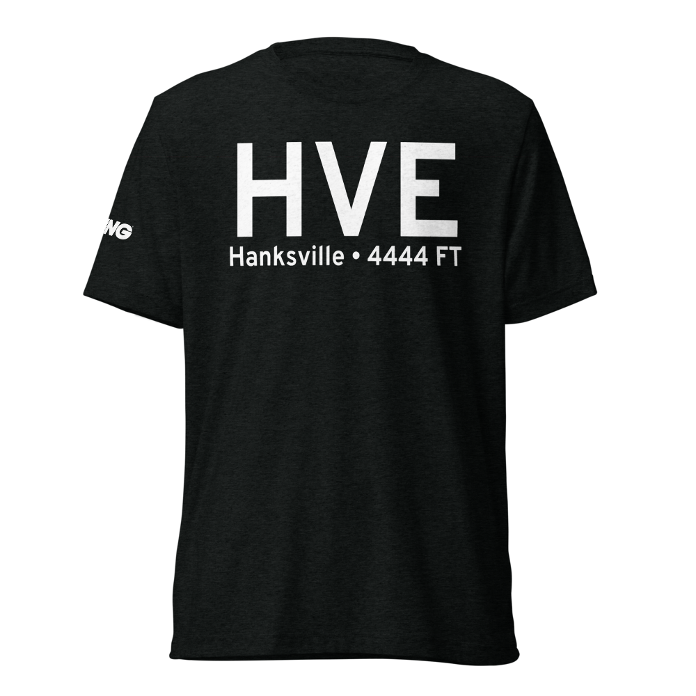 Hanksville (KHVE) Airport Tri-blend T-Shirt 