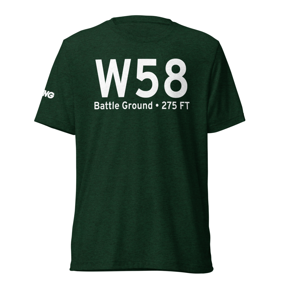 Battle Ground (W58) Airport Tri-blend T-Shirt 