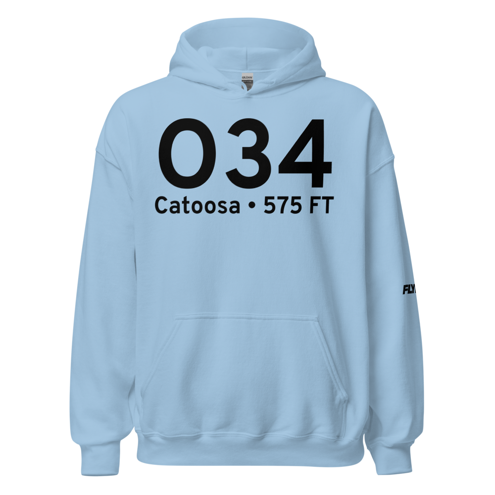 Catoosa (O34) Airport Hoodie Sweatshirt 