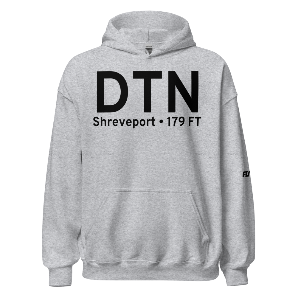 Shreveport (KDTN) Airport Hoodie Sweatshirt 