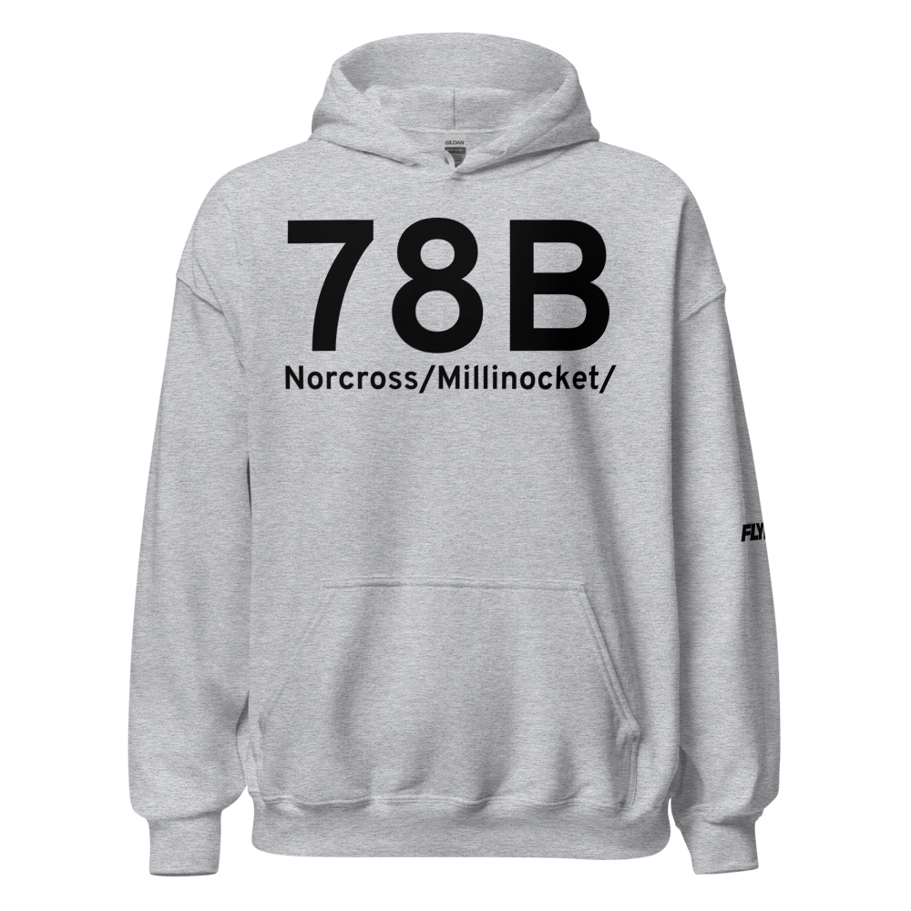 Norcross/Millinocket/ (78B) Airport Hoodie Sweatshirt 