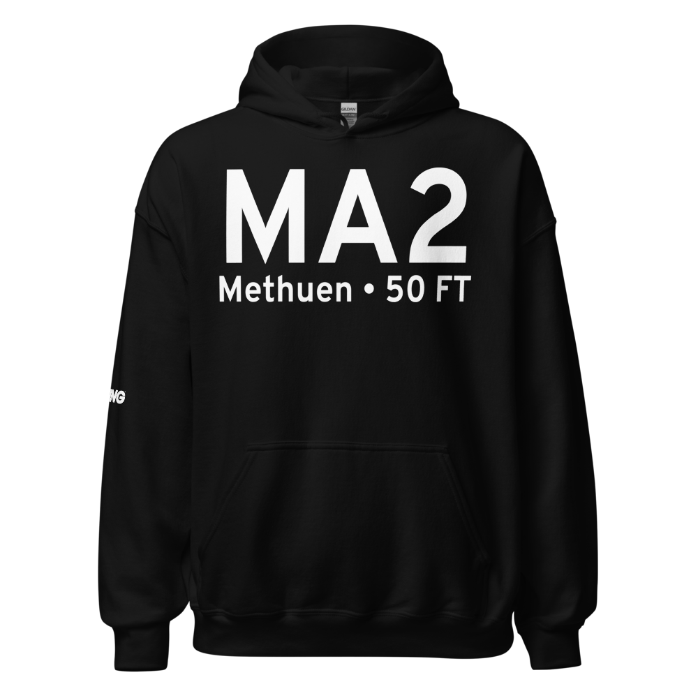 Methuen (MA2) Airport Hoodie Sweatshirt 