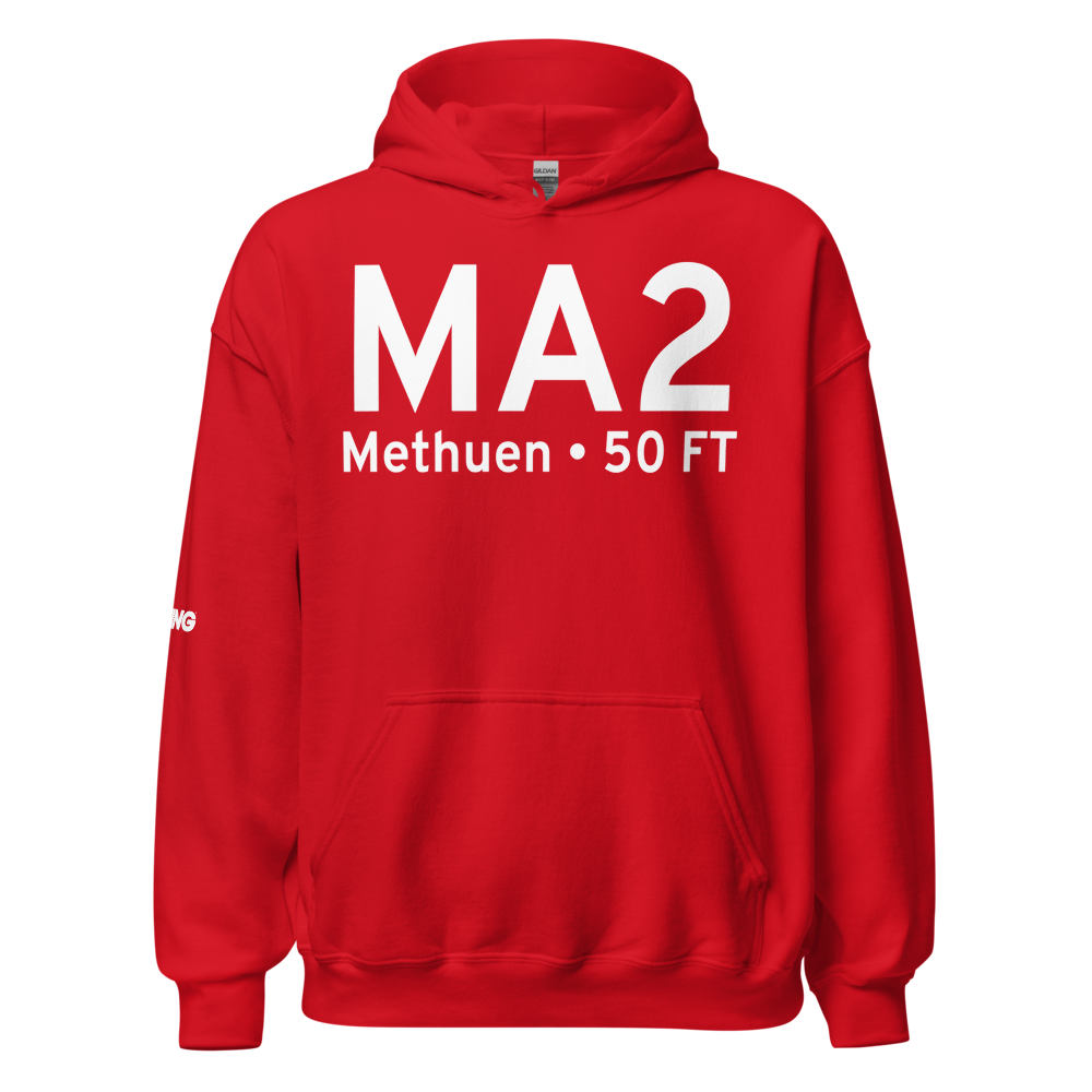 Methuen (MA2) Airport Hoodie Sweatshirt 