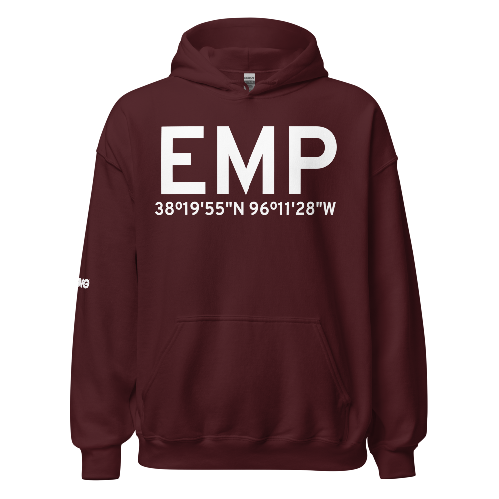 Emporia (KEMP) Airport Hoodie Sweatshirt 