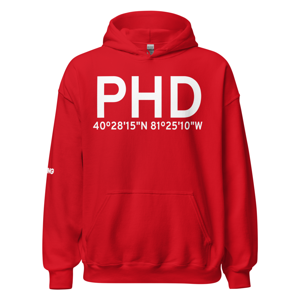 New Philadelphia (KPHD) Airport Hoodie Sweatshirt 