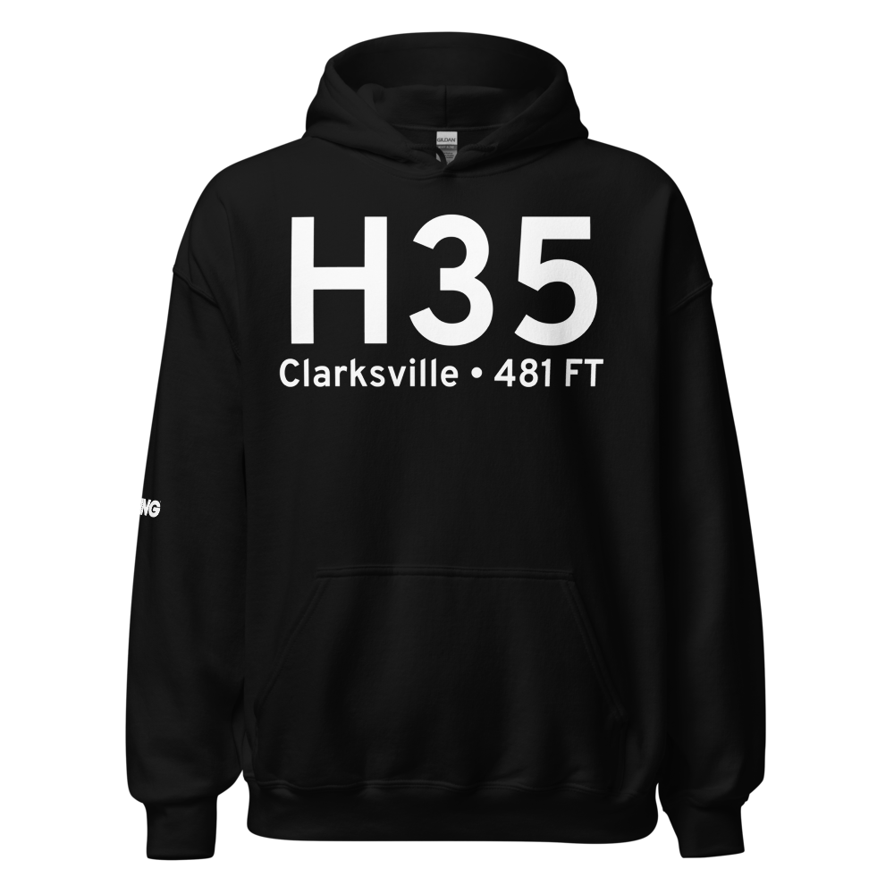 Clarksville (KH35) Airport Hoodie Sweatshirt 