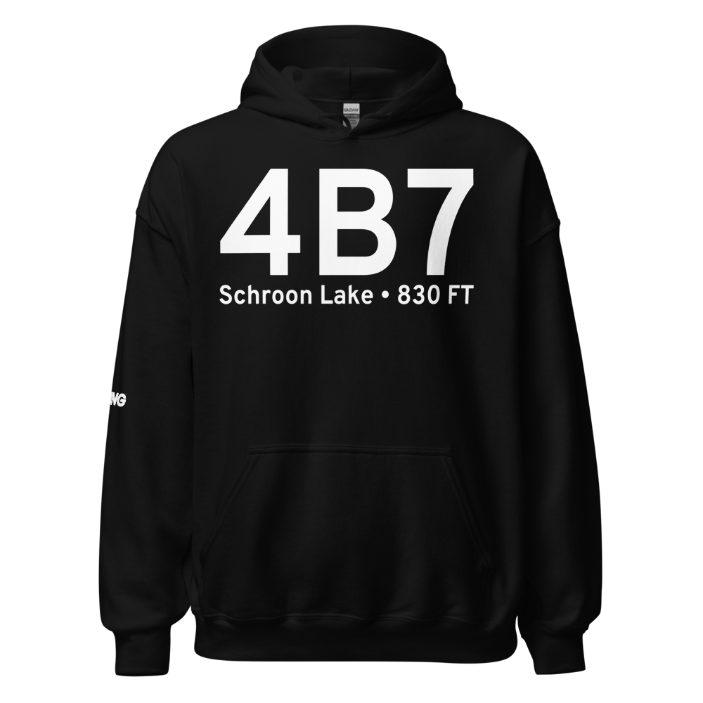 Schroon Lake (K4B7) Airport Hoodie Sweatshirt 