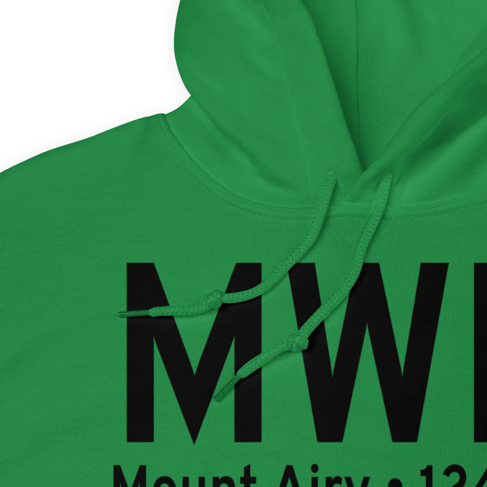 Mount Airy (KMWK) Airport Hoodie Sweatshirt 