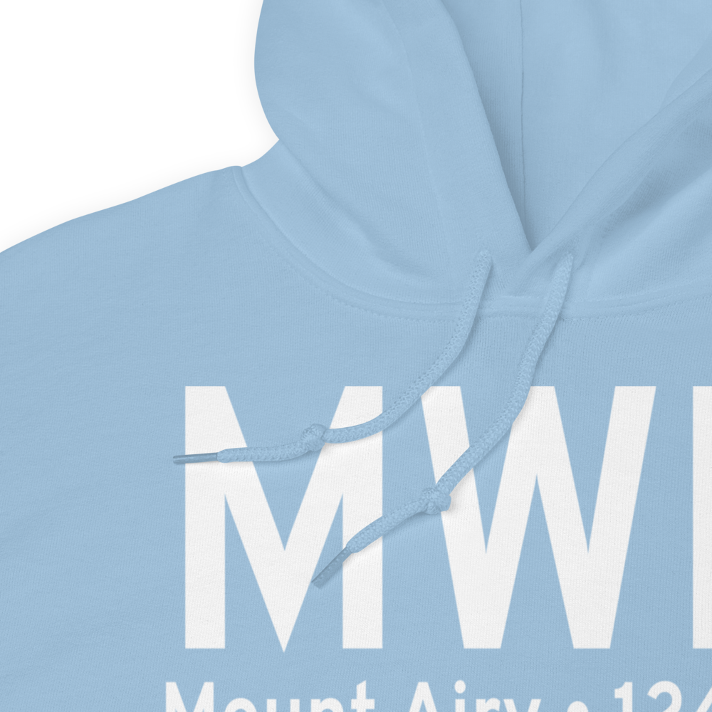 Mount Airy (KMWK) Airport Hoodie Sweatshirt 