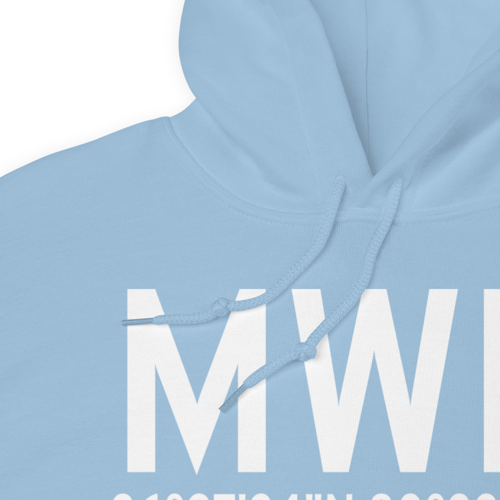 Mount Airy (KMWK) Airport Hoodie Sweatshirt 