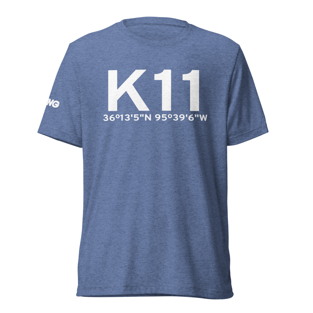 Claremore (K11) Airport Tri-blend T-Shirt 