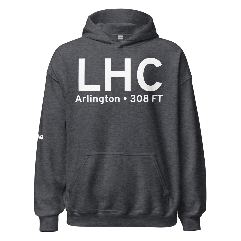Arlington (KLHC) Airport Hoodie Sweatshirt 