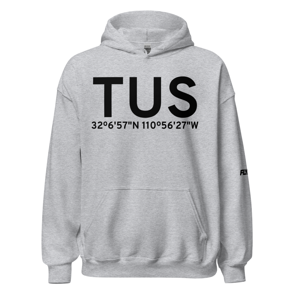 Tucson (KTUS) Airport Hoodie Sweatshirt 