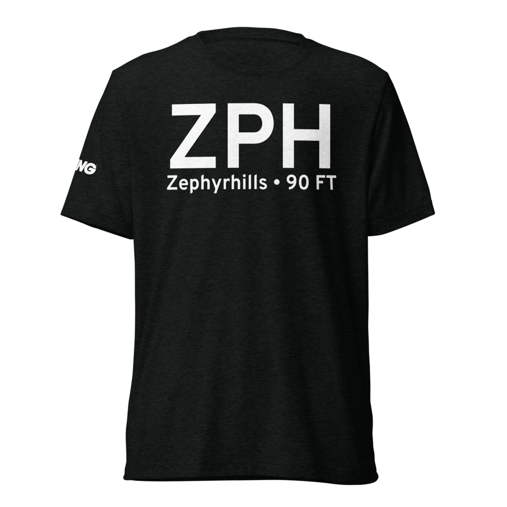 Zephyrhills (KZPH) Airport Tri-blend T-Shirt 
