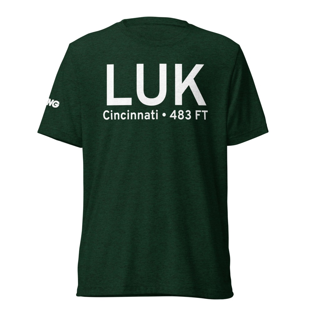 Cincinnati (KLUK) Airport Tri-blend T-Shirt 