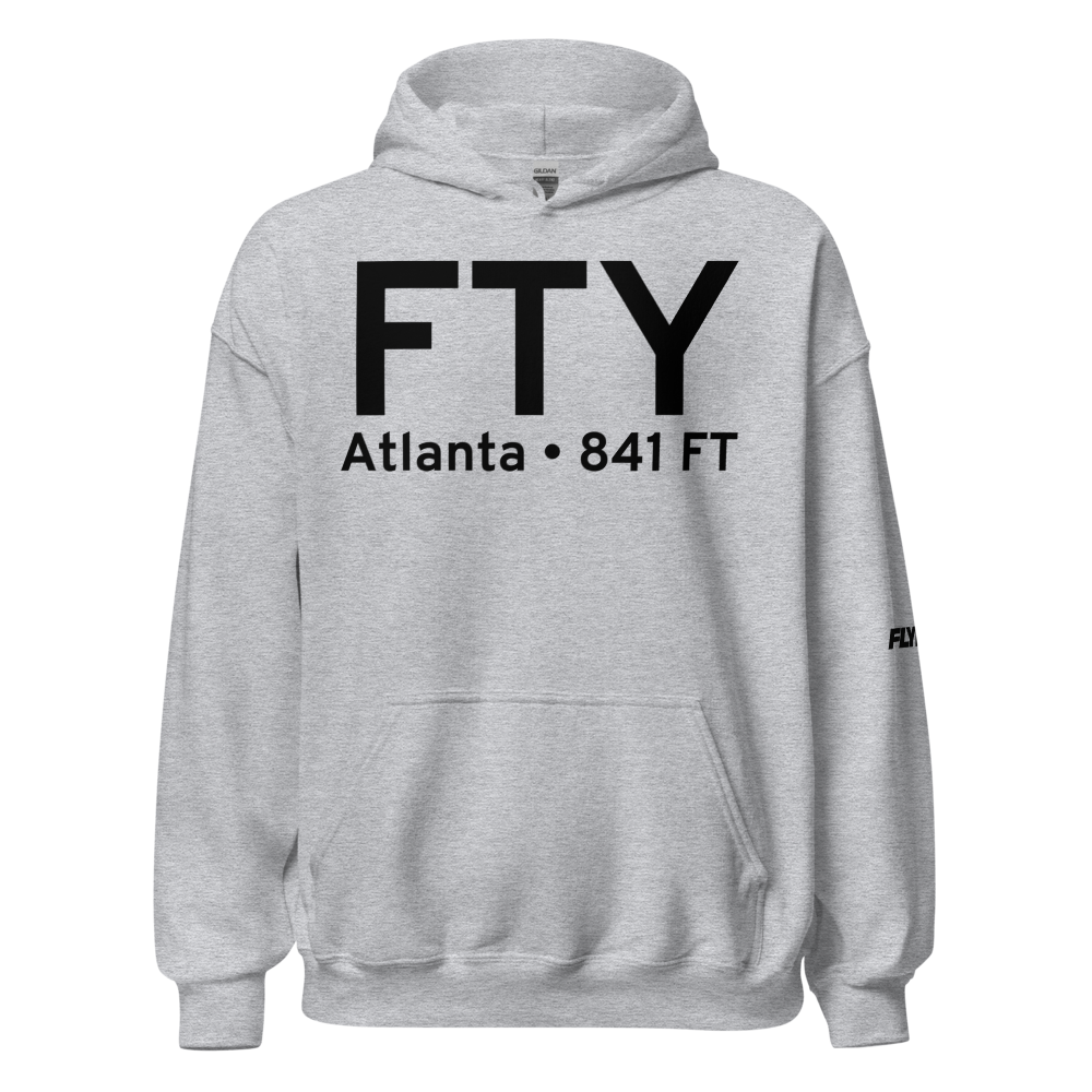 Atlanta (KFTY) Airport Hoodie Sweatshirt 