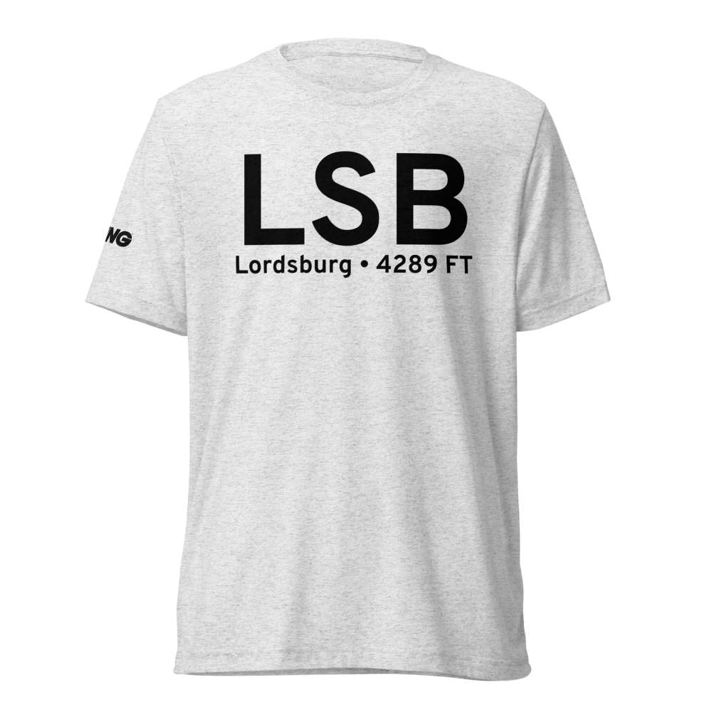 Lordsburg (KLSB) Airport Tri-blend T-Shirt 