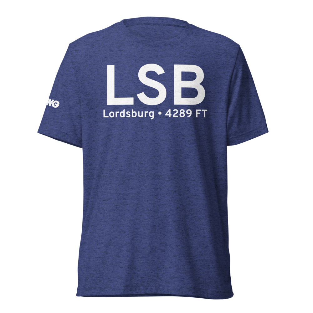 Lordsburg (KLSB) Airport Tri-blend T-Shirt 