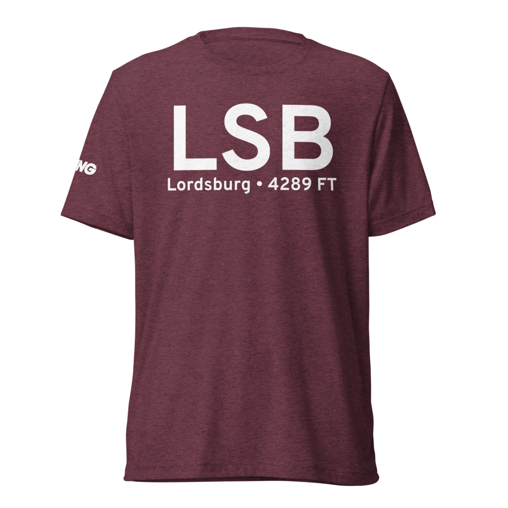 Lordsburg (KLSB) Airport Tri-blend T-Shirt 