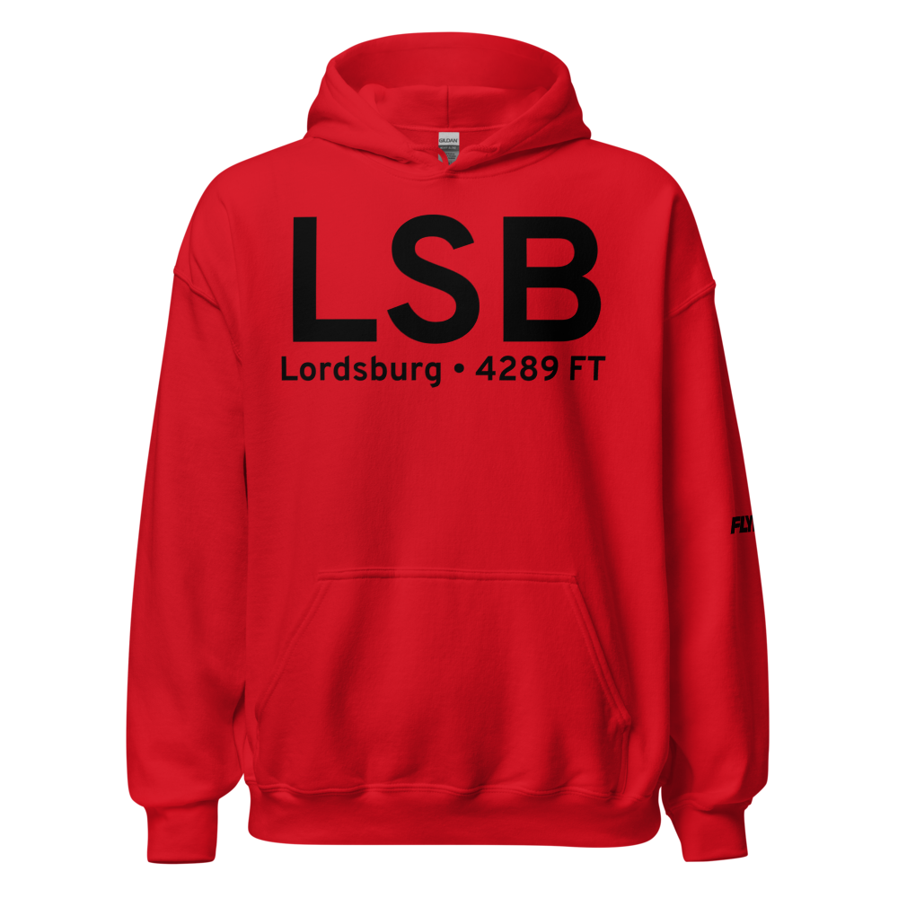 Lordsburg (KLSB) Airport Hoodie Sweatshirt 