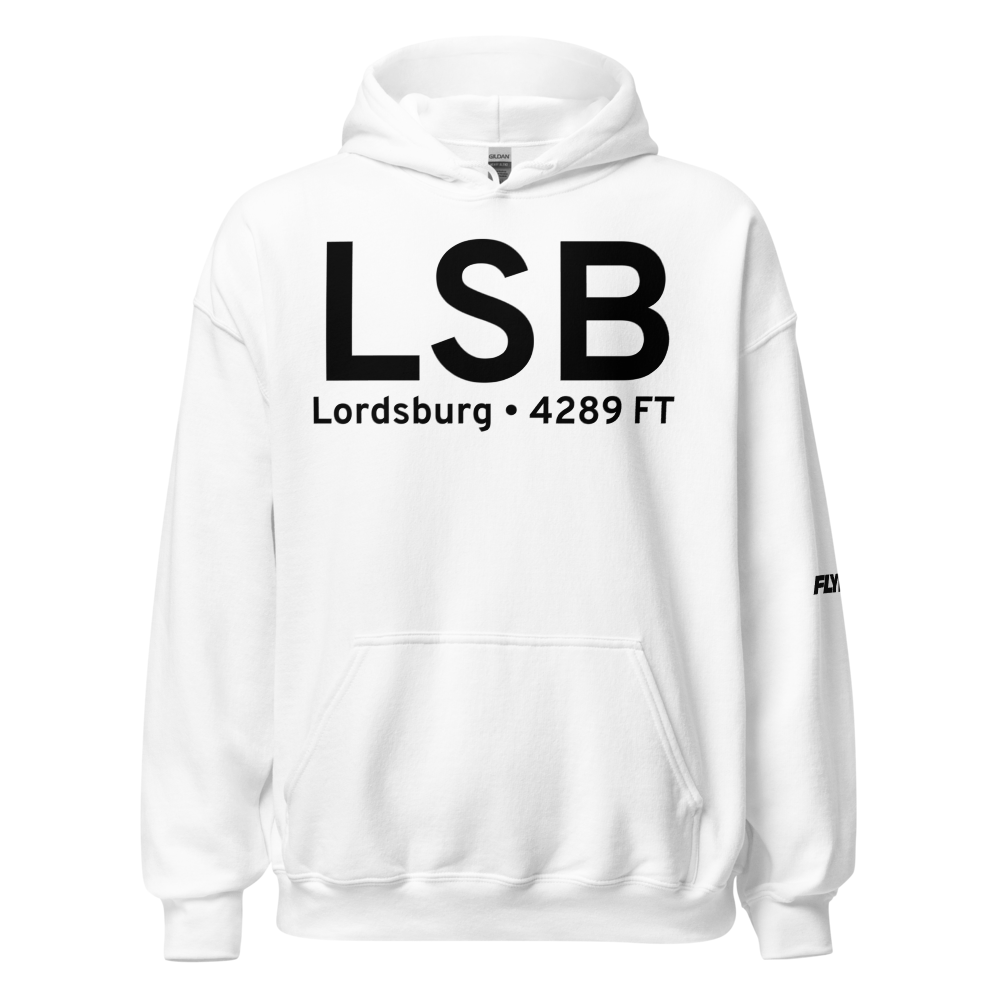 Lordsburg (KLSB) Airport Hoodie Sweatshirt 