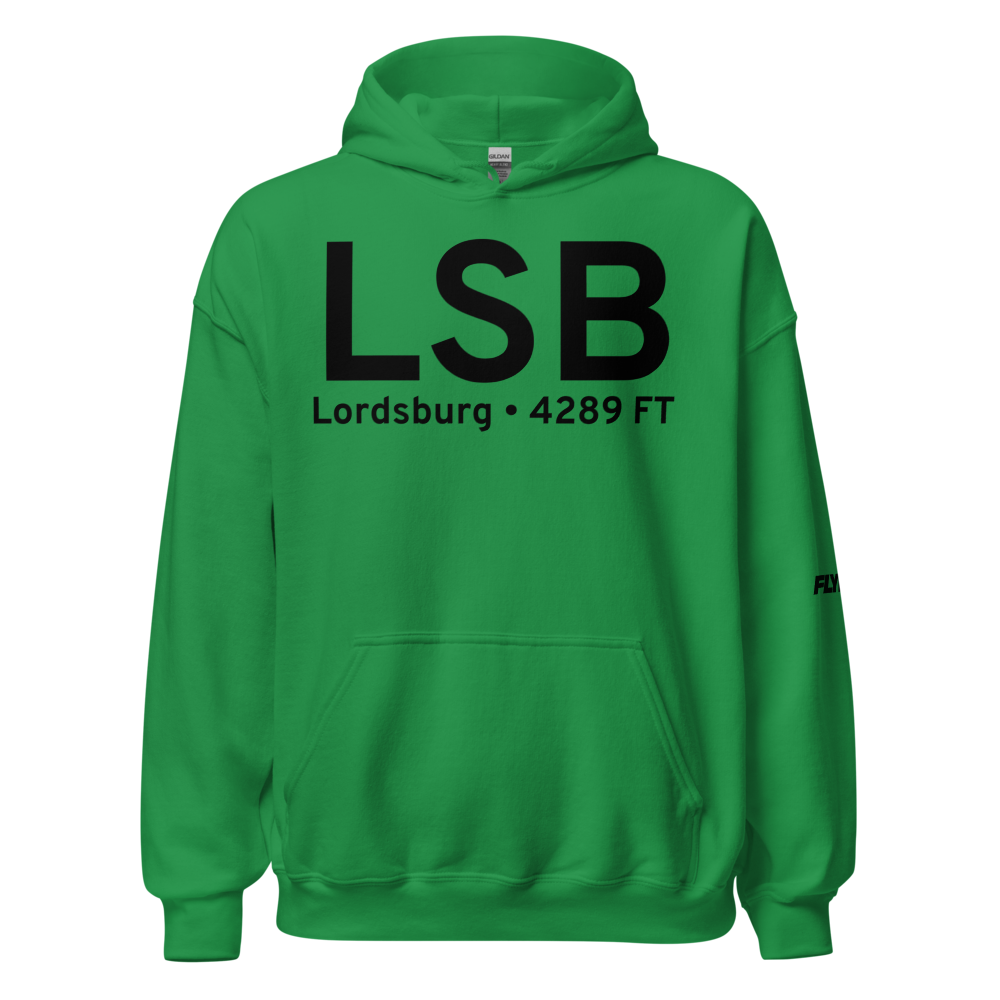 Lordsburg (KLSB) Airport Hoodie Sweatshirt 