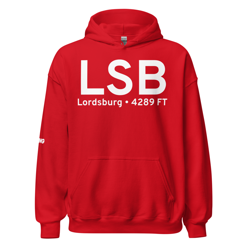 Lordsburg (KLSB) Airport Hoodie Sweatshirt 