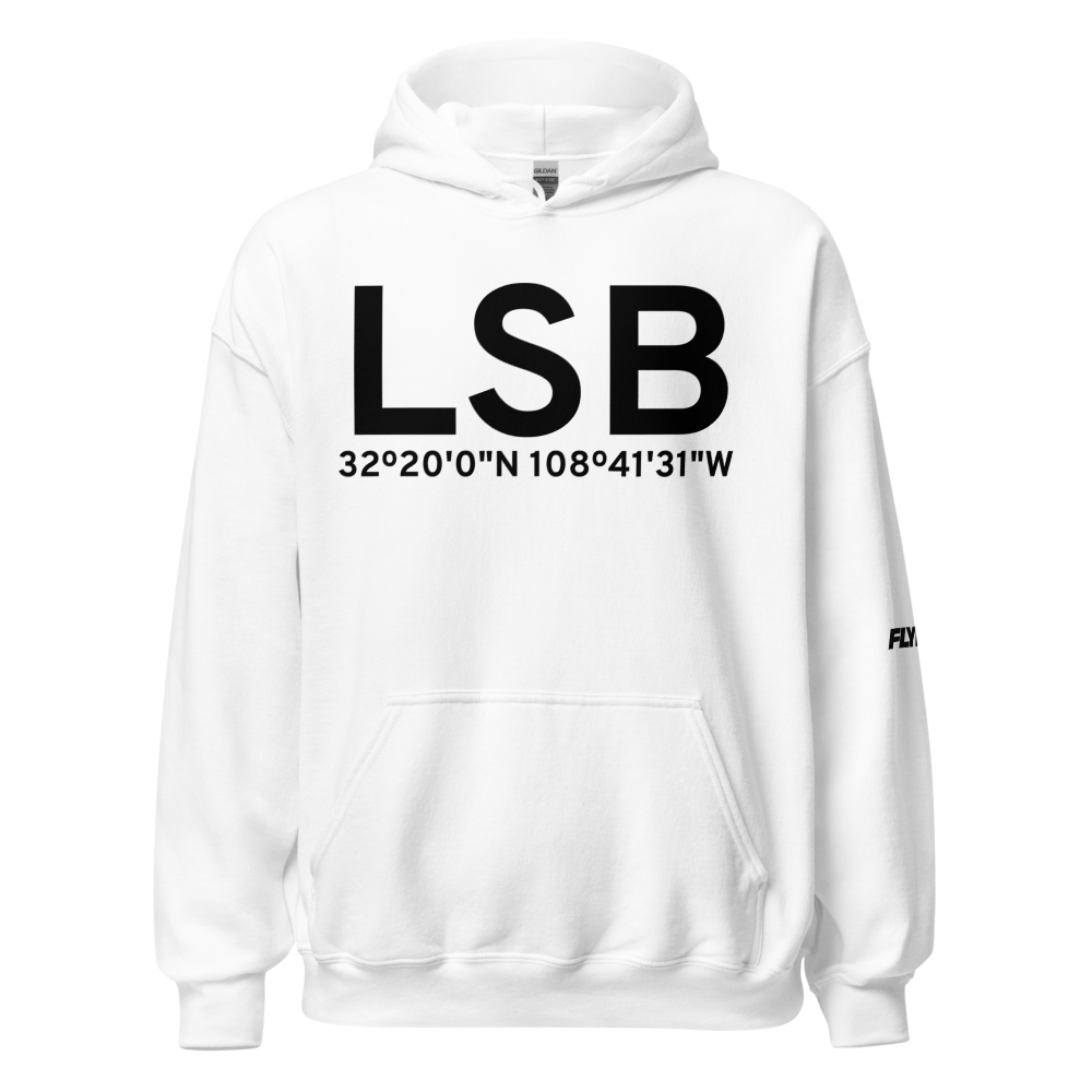 Lordsburg (KLSB) Airport Hoodie Sweatshirt 