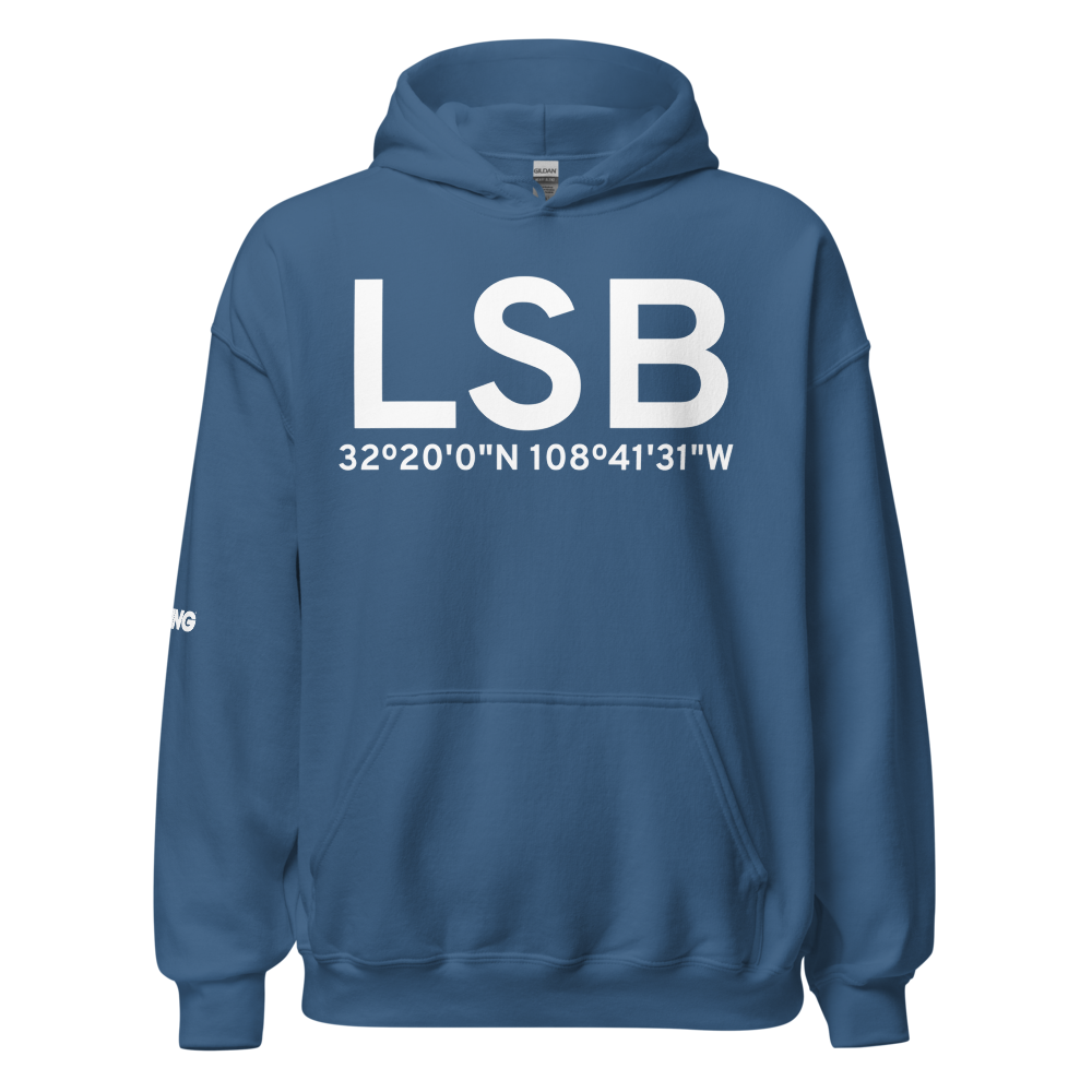 Lordsburg (KLSB) Airport Hoodie Sweatshirt 