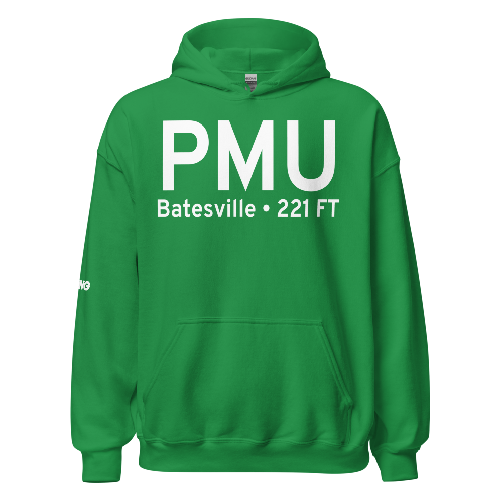 Batesville (KPMU) Airport Hoodie Sweatshirt 
