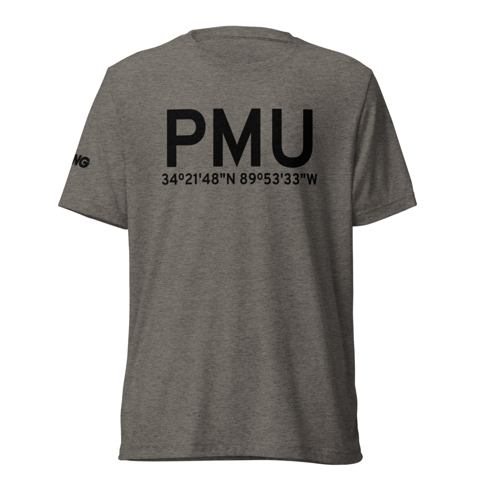 Batesville (KPMU) Airport Tri-blend T-Shirt 