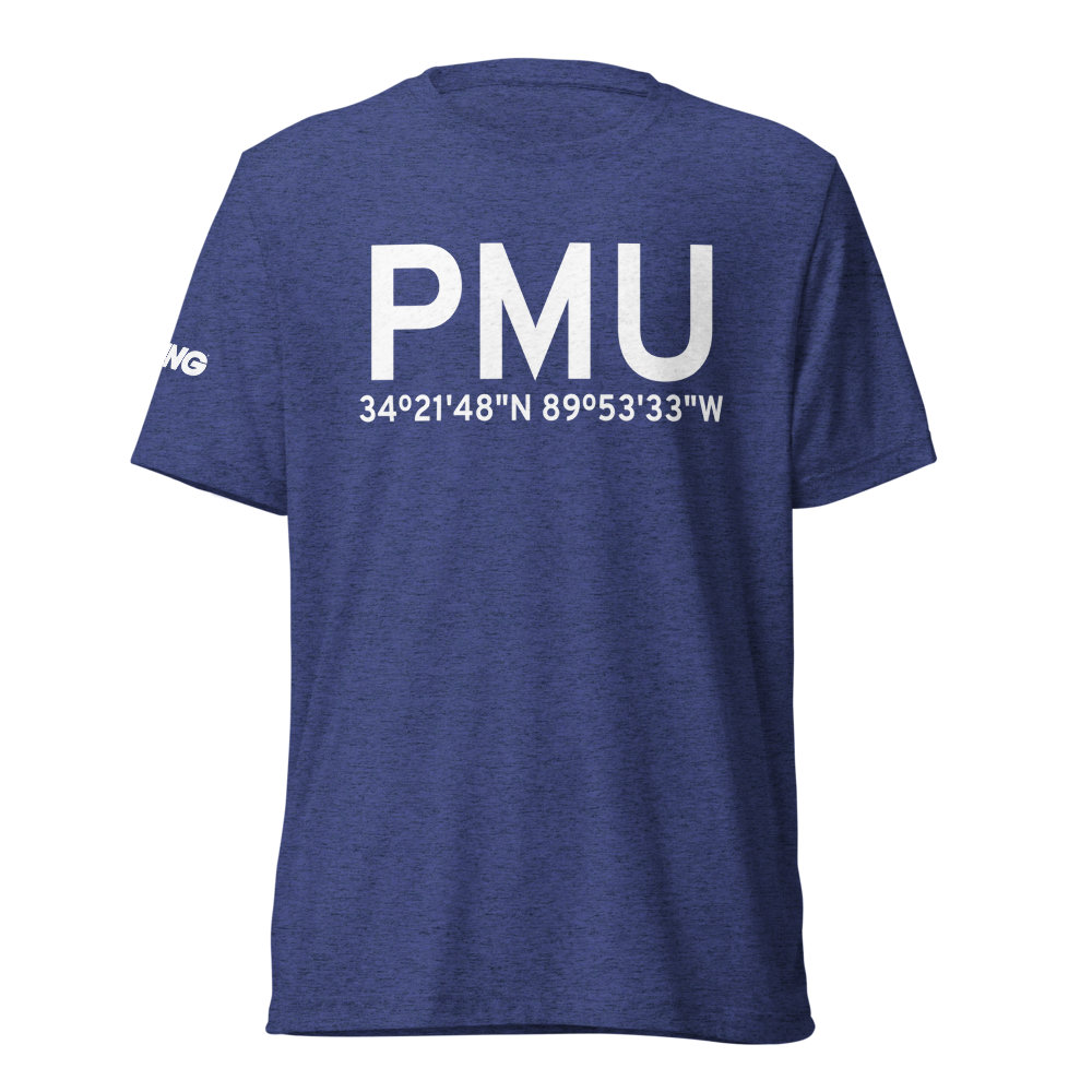 Batesville (KPMU) Airport Tri-blend T-Shirt 