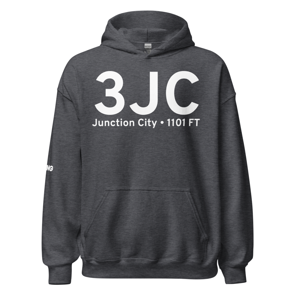 Junction City (K3JC) Airport Hoodie Sweatshirt 