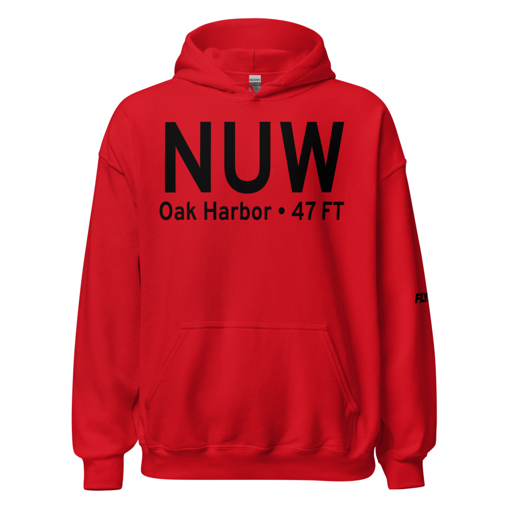 Oak Harbor (KNUW) Airport Hoodie Sweatshirt 