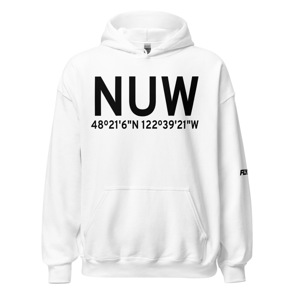Oak Harbor (KNUW) Airport Hoodie Sweatshirt 