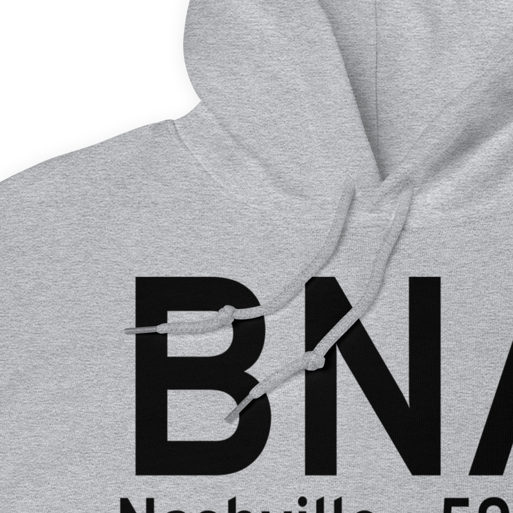 Nashville (KBNA) Airport Hoodie Sweatshirt 