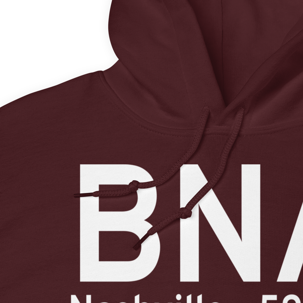 Nashville (KBNA) Airport Hoodie Sweatshirt 