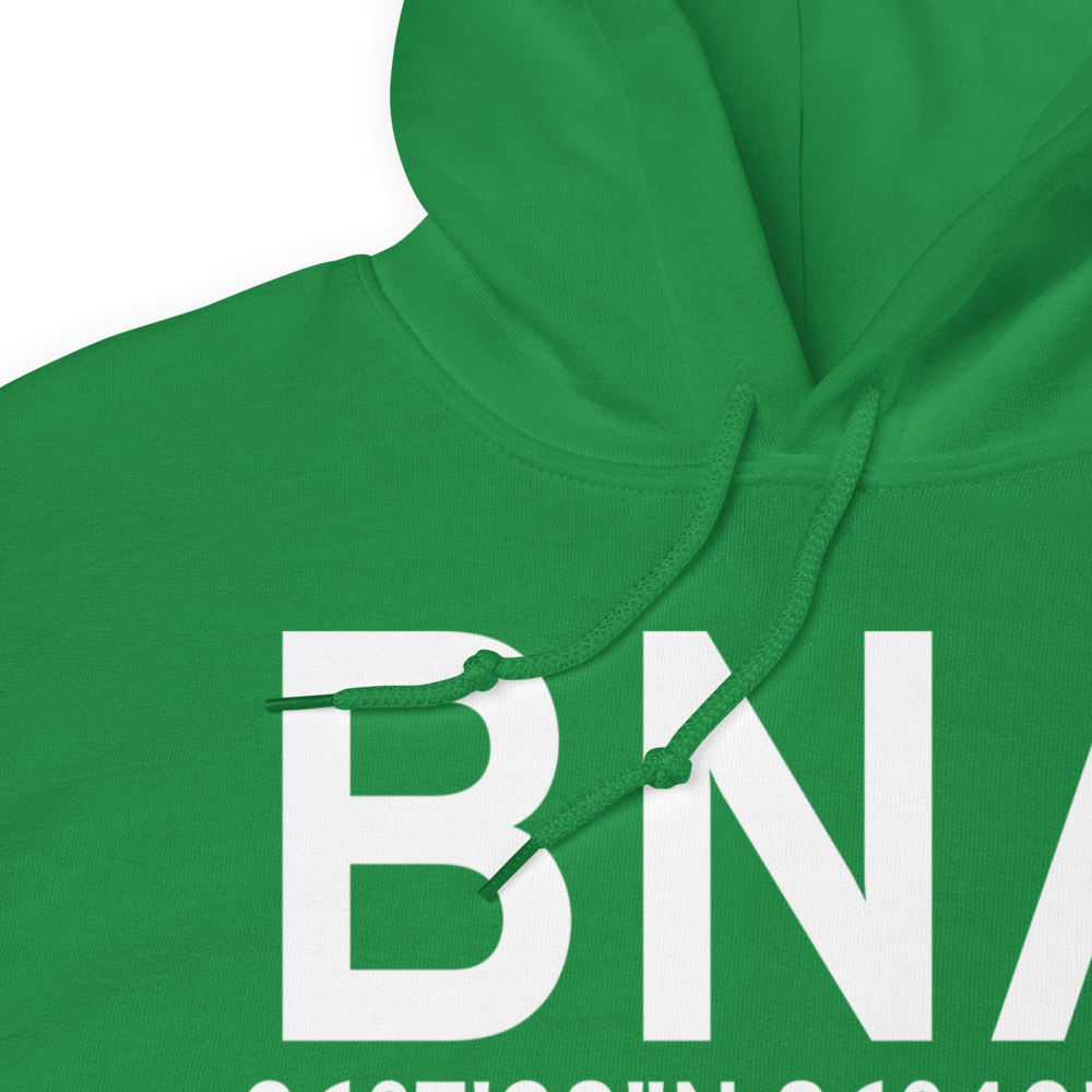 Nashville (KBNA) Airport Hoodie Sweatshirt 