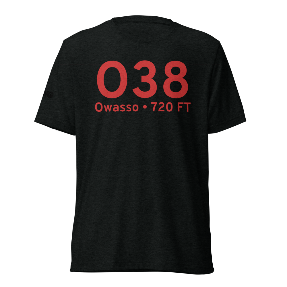 Owasso (O38) Airport Tri-blend T-Shirt 