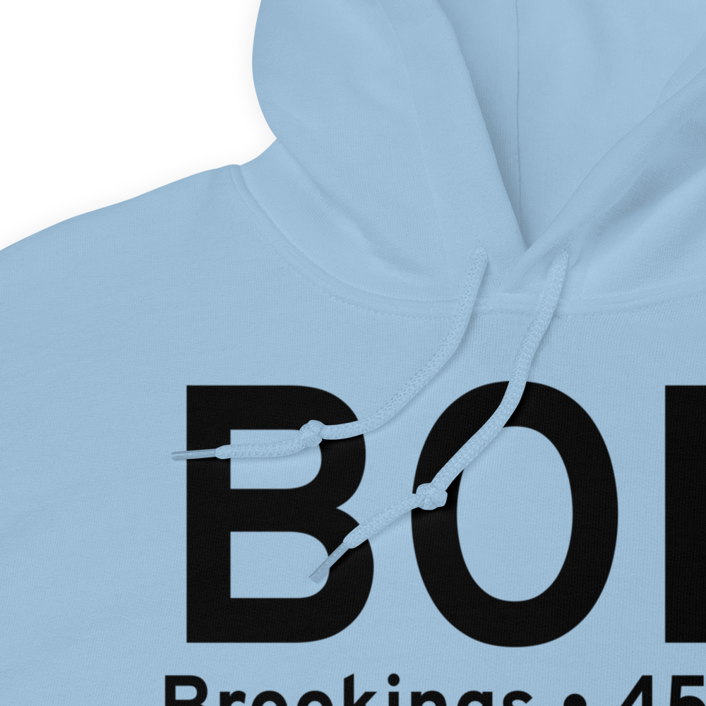 Brookings (BOK) Airport Hoodie Sweatshirt 