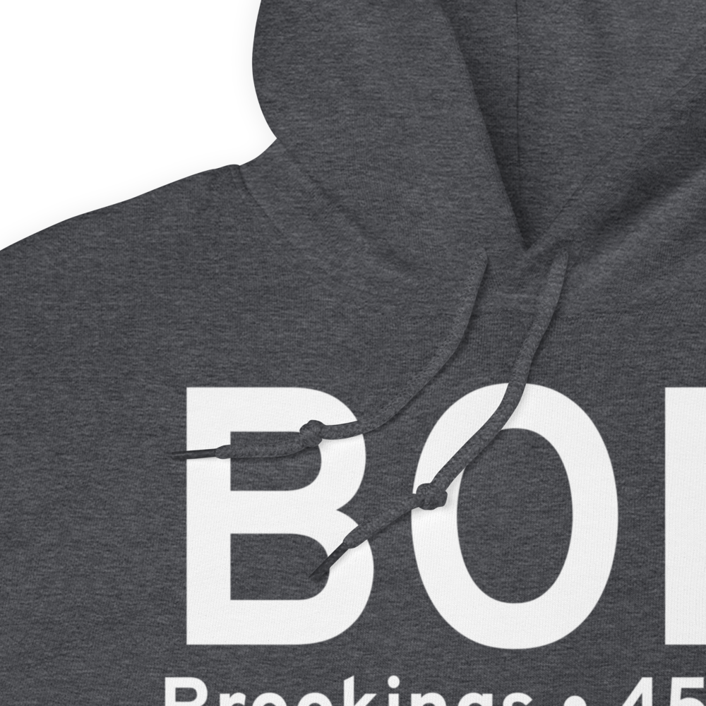 Brookings (BOK) Airport Hoodie Sweatshirt 