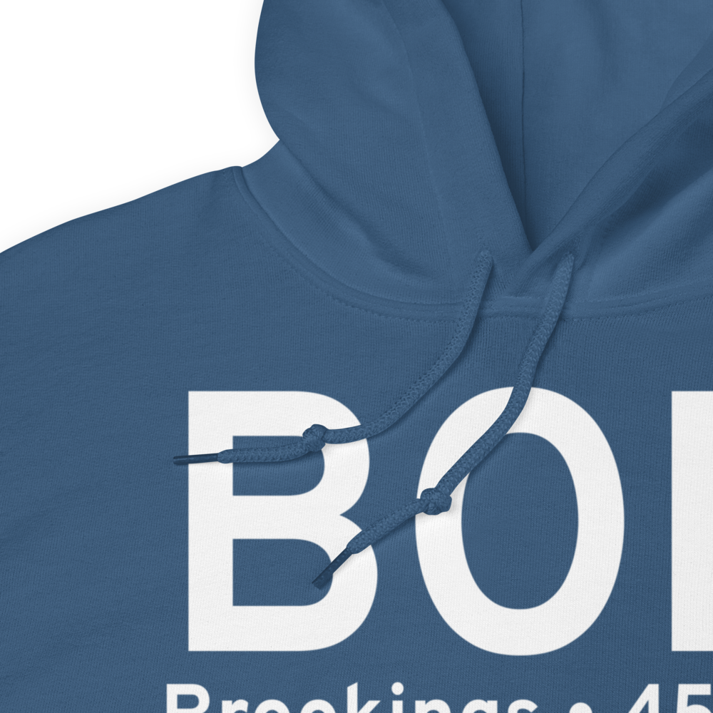 Brookings (BOK) Airport Hoodie Sweatshirt 