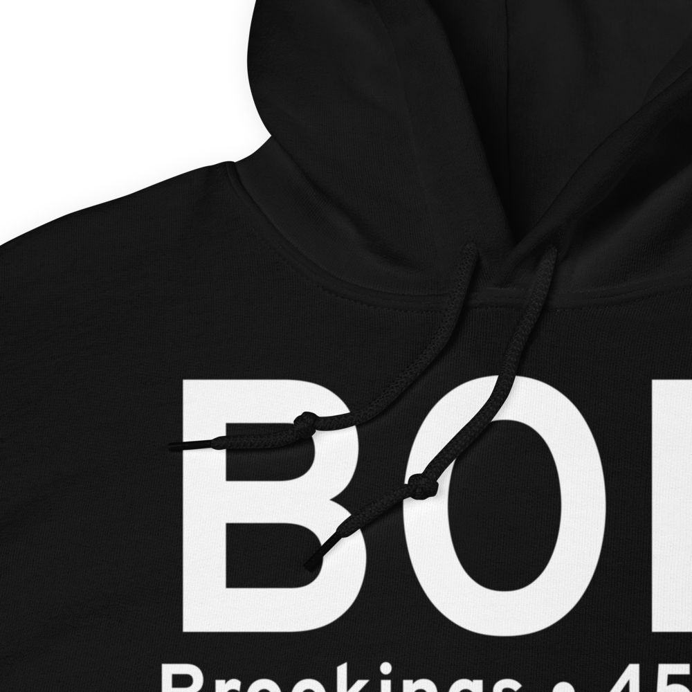 Brookings (BOK) Airport Hoodie Sweatshirt 