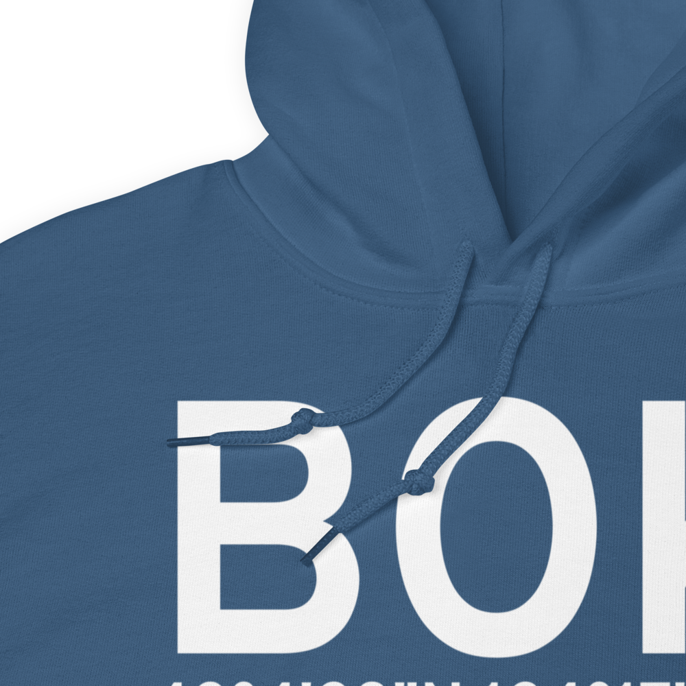 Brookings (BOK) Airport Hoodie Sweatshirt 