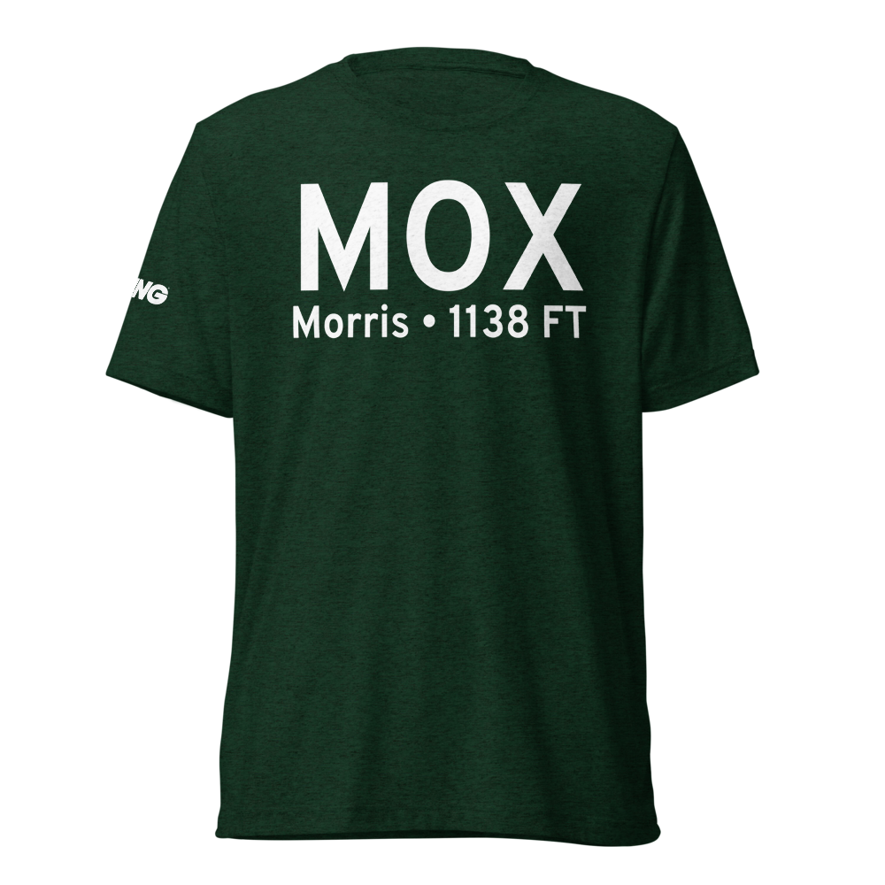 Morris (KMOX) Airport Tri-blend T-Shirt 