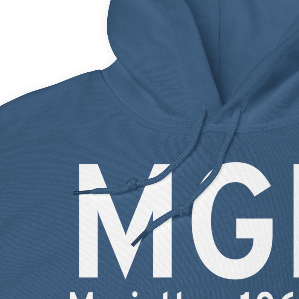 Marietta (KMGE) Airport Hoodie Sweatshirt 