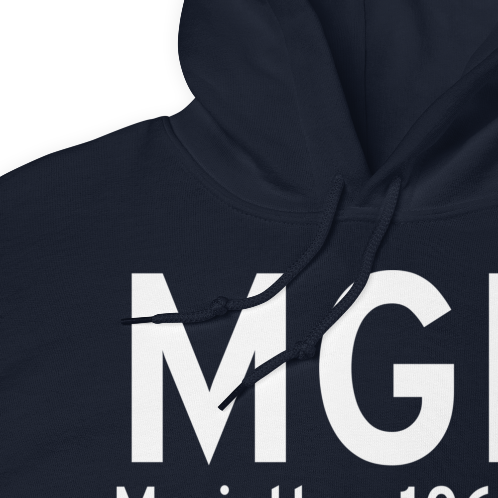 Marietta (KMGE) Airport Hoodie Sweatshirt 
