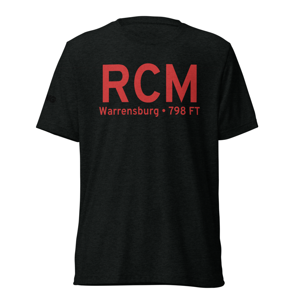 Warrensburg (KRCM) Airport Tri-blend T-Shirt 